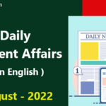 August-Current-Affairs-in-English-2022